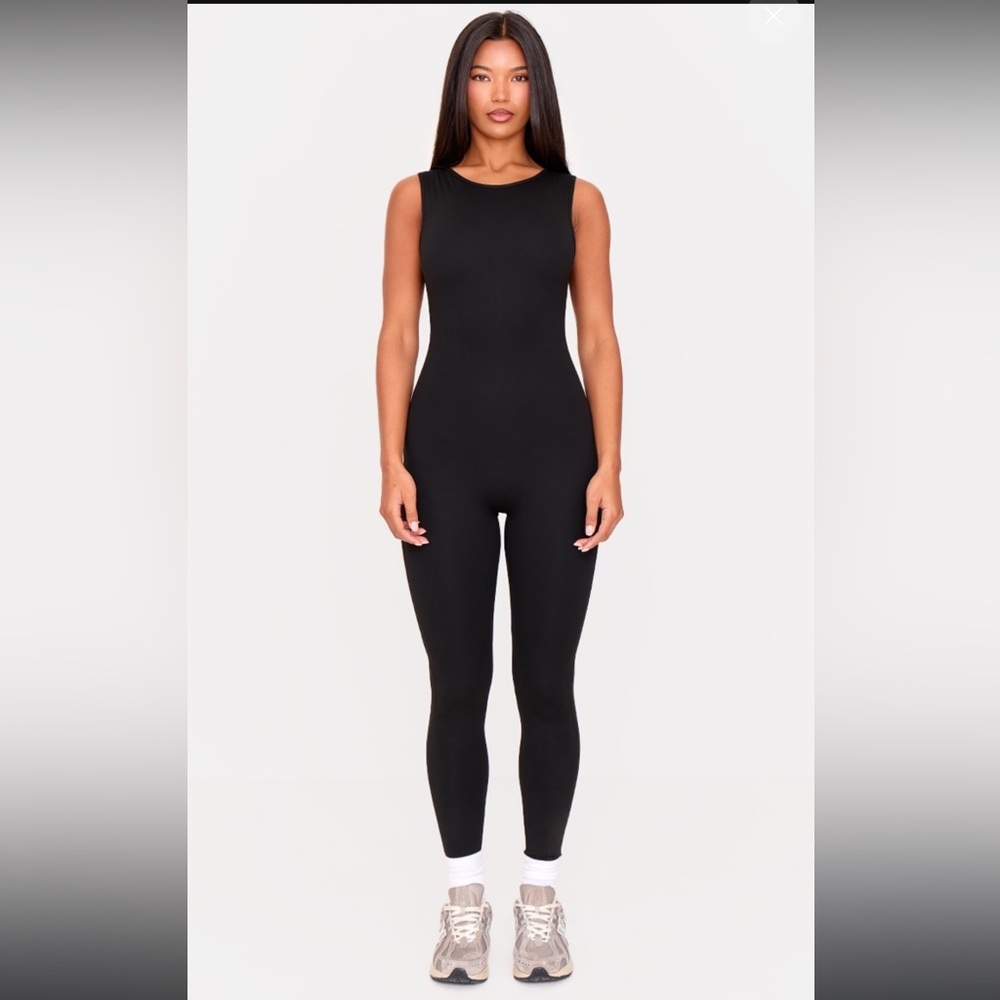 Kyodan Athletic Compression Racerback Black Jumpsuit / Unitard Size PS NWOT